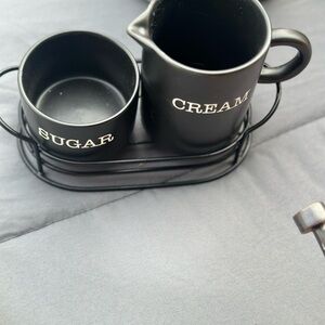 Black Sugar and Cream Set